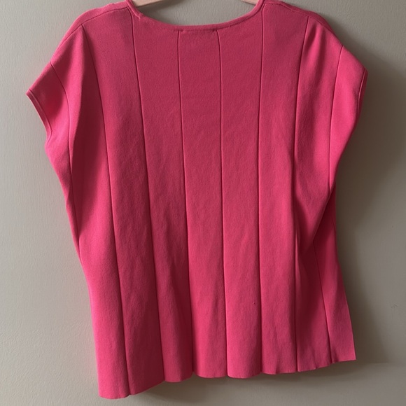 222926 Raspberry Cut Out Sweater - Picture 2 of 4